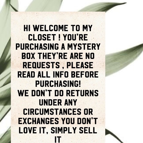 5 PIECE SPRING/SUMMER OUTFIT MYSTERY BOX